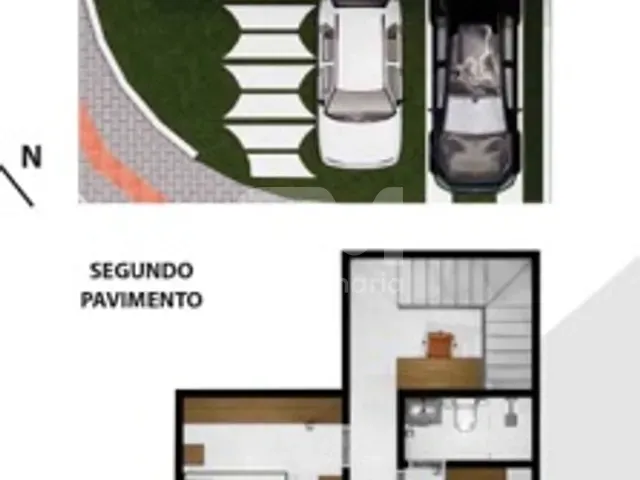 Casa com 96m² 2 quartos e 3 banheiros, à venda, no bairro Vederti em Chapecó