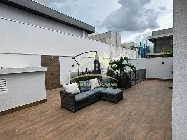 Sobrado com 375m² 3 quartos e 4 banheiros, à venda, no bairro Condomínio Belvedere II em Cuiabá