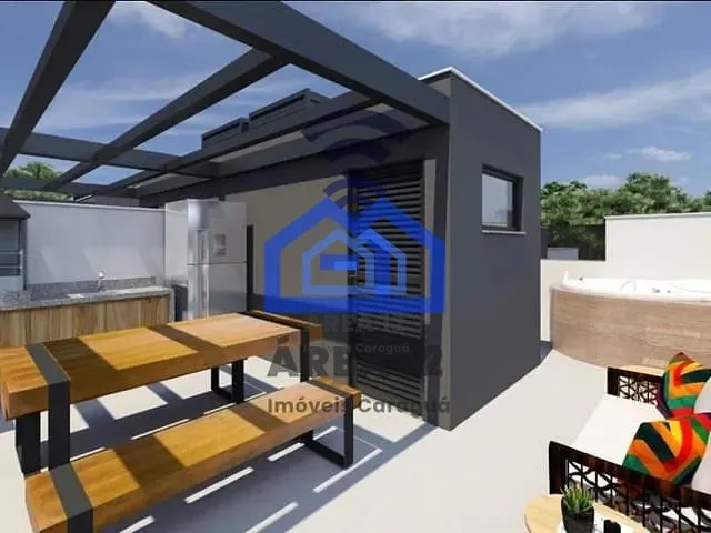 Sobrado com 80m², à venda, no bairro Capricórnio I em Caraguatatuba