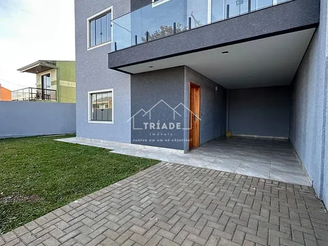 Sobrado com 167m² 3 quartos e 3 banheiros, à venda, no bairro Cachoeira em Araucária