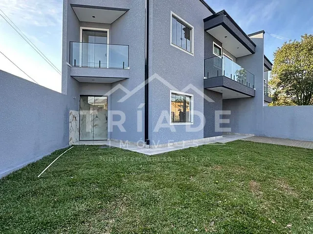 Sobrado com 167m² 3 quartos e 3 banheiros, à venda, no bairro Cachoeira em Araucária