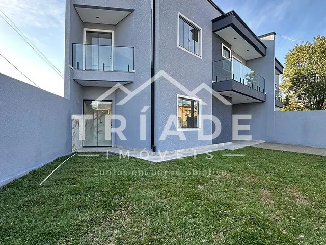 Sobrado com 167m² 3 quartos e 3 banheiros, à venda, no bairro Cachoeira em Araucária