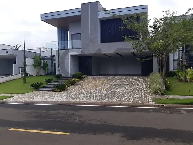 Sobrado com 437m² 3 quartos e 6 banheiros, à venda, no bairro Condomínio Residencial Lago da Barra em Jaguariúna
