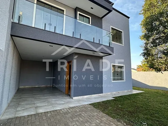 Sobrado com 177m² 3 quartos e 3 banheiros, à venda, no bairro Cachoeira em Araucária