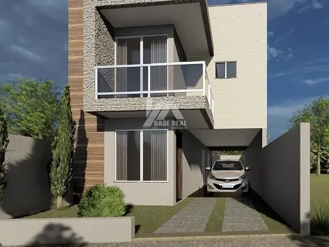 Sobrado com 132m² 3 quartos e 2 banheiros, à venda, no bairro Dos Estados em Guarapuava