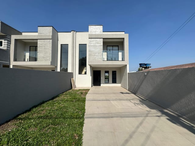 Foto do Sobrado - Excelentes Sobrados com SUÍTE e sacada, contendo 3 dormitórios à venda, Paloma, Colombo, PR | K9 Imóveis