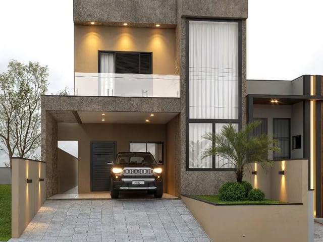 Sobrado com 175m² 3 quartos e 4 banheiros, à venda, no bairro Residencial Bosques dos Ipês em Tatuí