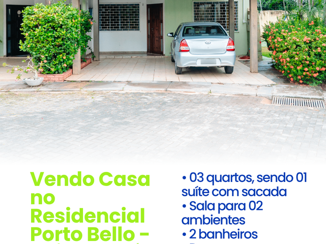 Sobrado 3 quartos e 2 banheiros, à venda, no bairro Araés em Cuiabá
