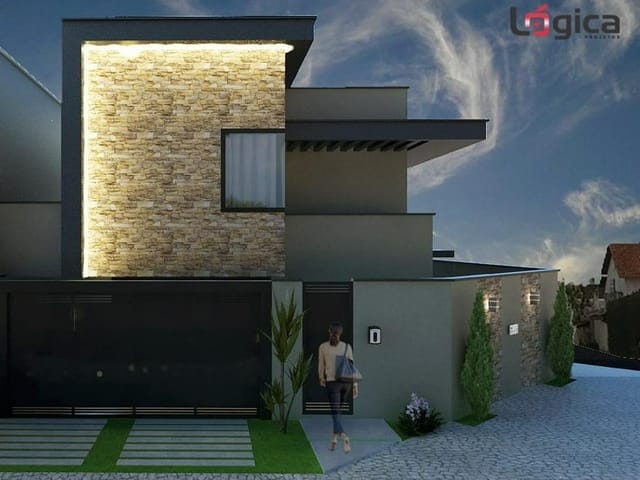 Foto do Sobrado - Sobrado à venda no Residencial Interlagos – 3 quartos (1 suíte), área de lazer completa, piscina, churrasqueira, armários planejados e 2 vagas | ApêHouse | Imobi