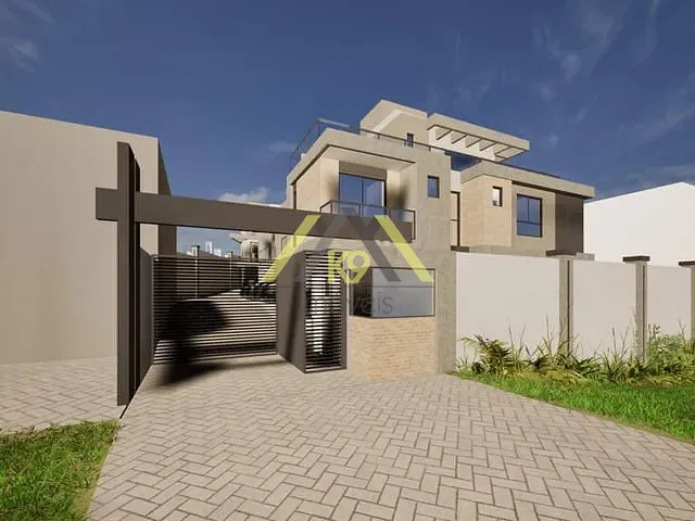 Sobrado com 234m² 3 quartos e 4 banheiros, à venda, no bairro Abranches em Curitiba