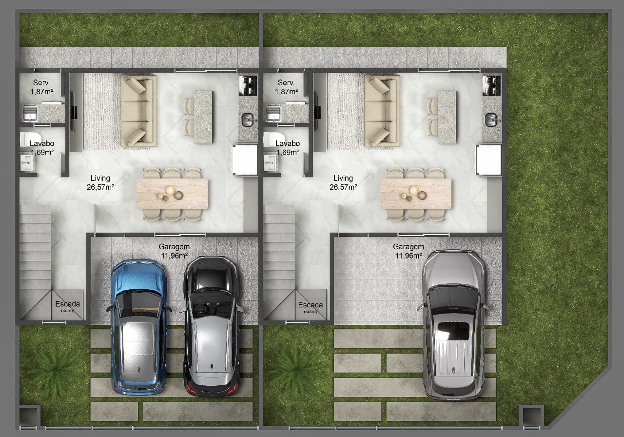 Sobrado, 3 quartos, 104 m² - Foto 4