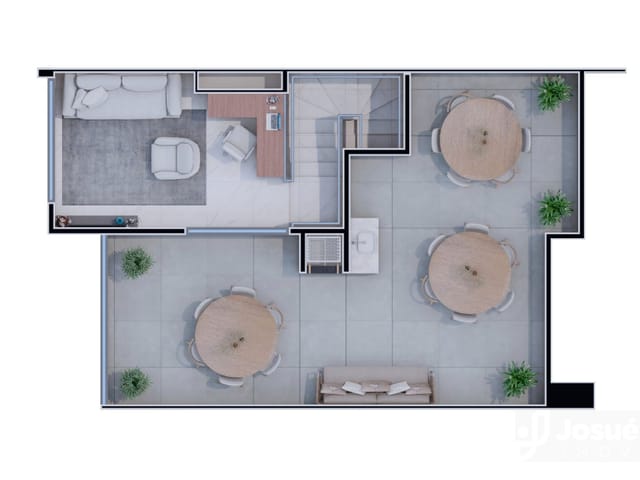 Sobrado com 156m² 3 quartos e 5 banheiros, à venda, no bairro São Lourenço em Curitiba