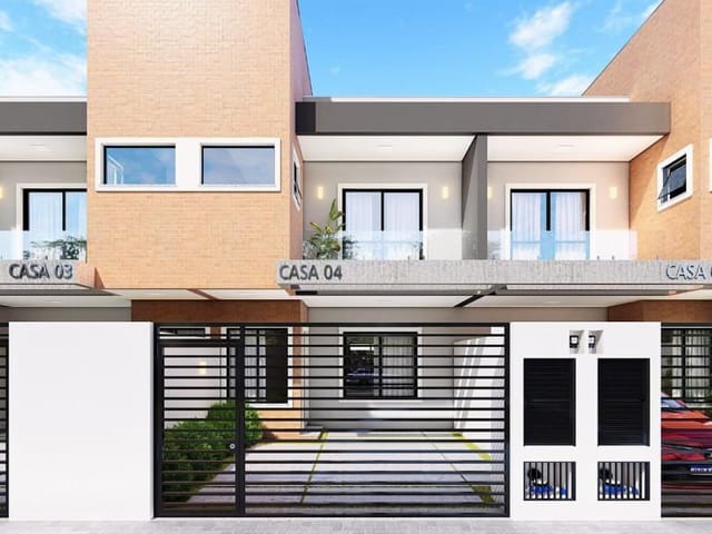 Sobrado com 106m² 3 quartos e 3 banheiros, à venda, no bairro Perequê em Porto Belo