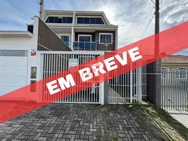 Sobrado com 171m² 3 quartos e 3 banheiros, para alugar, no bairro Fazendinha em Curitiba