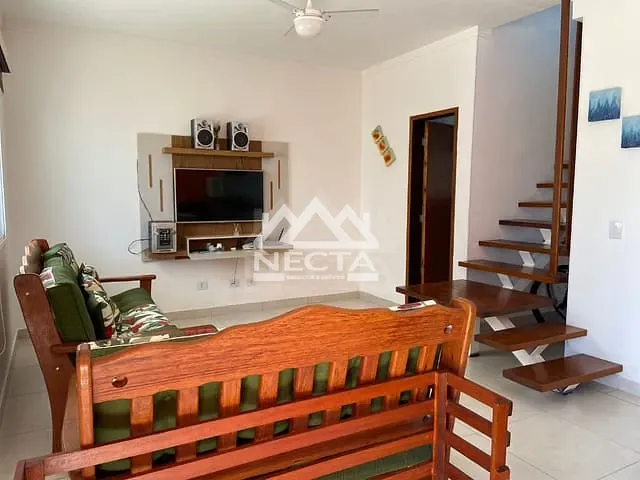 Sobrado com 170m² 2 quartos e 3 banheiros, à venda, no bairro Massaguaçu em Caraguatatuba