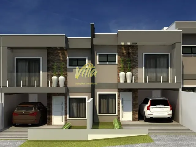 Sobrado com 122m² 3 quartos e 3 banheiros, à venda, no bairro Fazenda Velha em Araucária