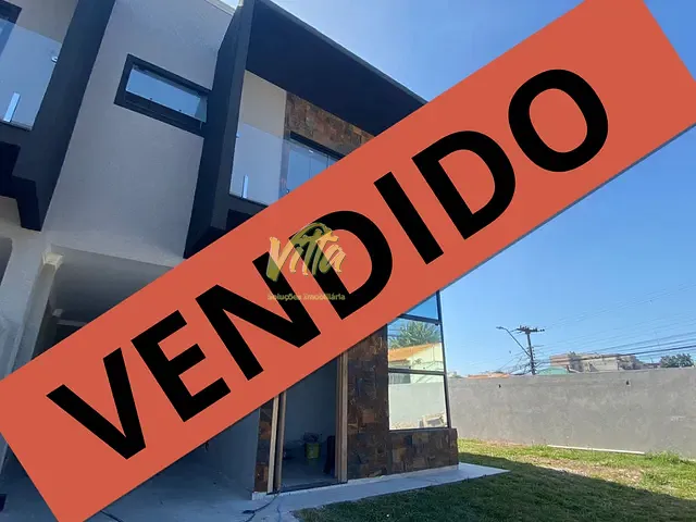 Sobrado com 120m² 3 quartos e 3 banheiros, à venda, no bairro Fazenda Velha em Araucária
