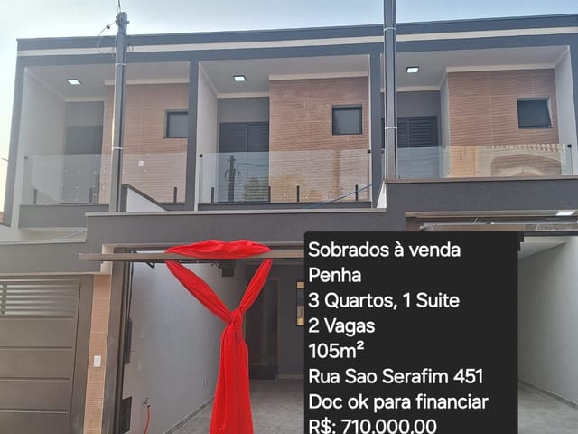 Foto do Sobrado - Sobrado à venda, com 105m², por R$ 699.000 - Penha de França, São Paulo, SP | Acharimóvel.net