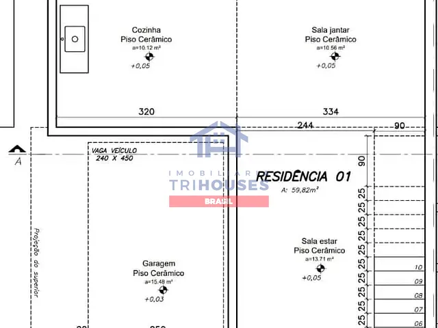 Sobrado com 130m² 3 quartos e 2 banheiros, à venda, no bairro Parque da Fonte em São José dos Pinhais