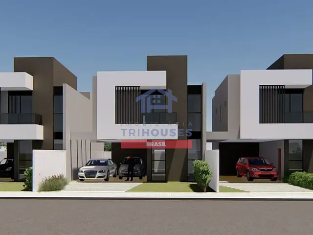 Sobrado com 130m² 3 quartos e 2 banheiros, à venda, no bairro Parque da Fonte em São José dos Pinhais