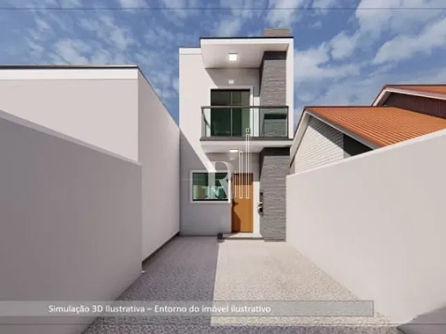 Sobrado 2 quartos e 3 banheiros, à venda, no bairro Areias em Tijucas