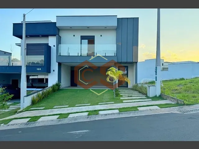Sobrado com 216m² 3 quartos e 5 banheiros, à venda, no bairro Loteamento Park Gran Reserve em Indaiatuba