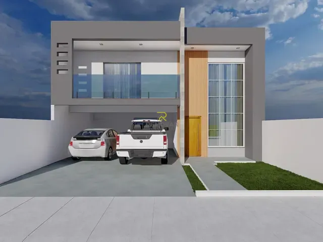 Sobrado com 150m² 3 quartos e 2 banheiros, à venda, no bairro Alto da XV em Guarapuava
