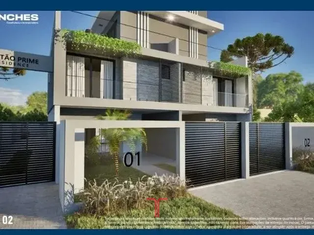 Sobrado com 182m² 3 quartos e 4 banheiros, à venda, no bairro Portão em Curitiba