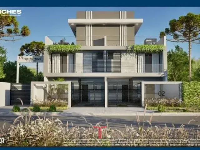 Sobrado com 182m² 3 quartos e 4 banheiros, à venda, no bairro Portão em Curitiba