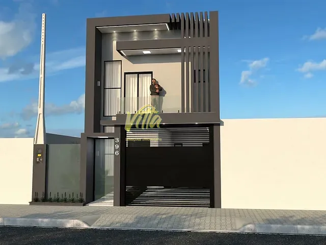 Sobrado 3 quartos e 3 banheiros, à venda, no bairro Costeira em Araucária