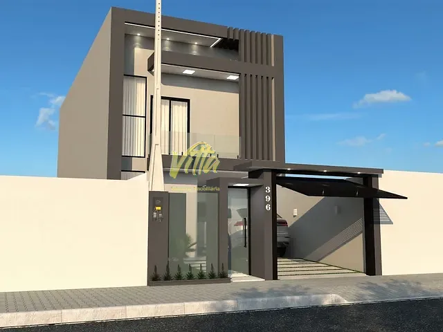 Sobrado 3 quartos e 3 banheiros, à venda, no bairro Costeira em Araucária