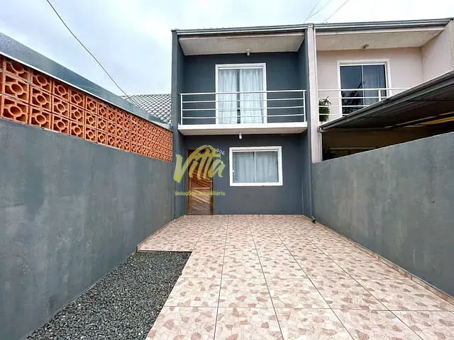 Sobrado com 113m² 2 quartos e 2 banheiros, à venda, no bairro Cidade Industrial em Curitiba