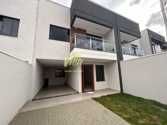 Sobrado 3 quartos e 3 banheiros, à venda, no bairro Fazenda Velha em Araucária