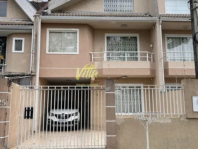 Sobrado 3 quartos e 3 banheiros, à venda, no bairro Novo Mundo em Curitiba