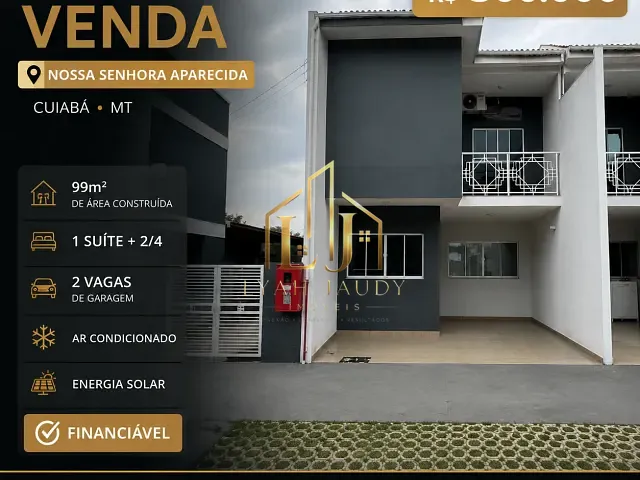 Apartamento com 119m² 3 quartos e 3 banheiros, à venda, no bairro Nossa Senhora Aparecida em Cuiabá