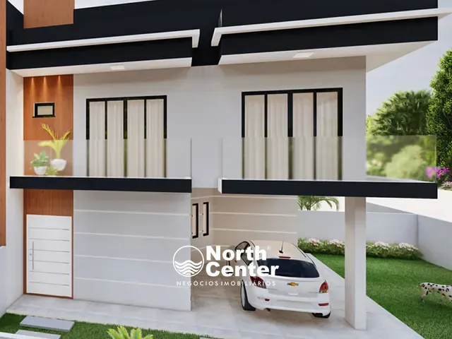 Sobrado com 118m² 3 quartos e 4 banheiros, à venda, no bairro pinheiros em Balneário Barra do Sul