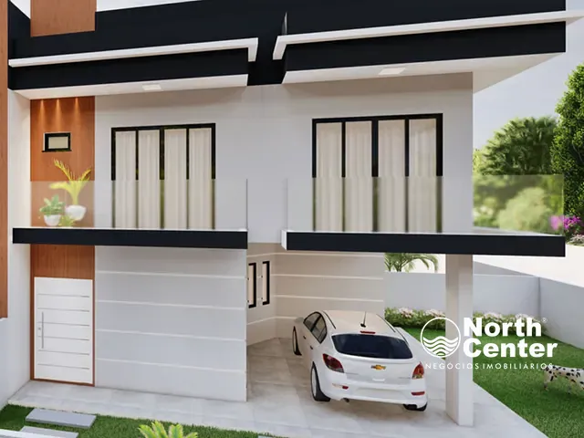 Sobrado com 118m² 3 quartos e 4 banheiros, à venda, no bairro pinheiros em Balneário Barra do Sul
