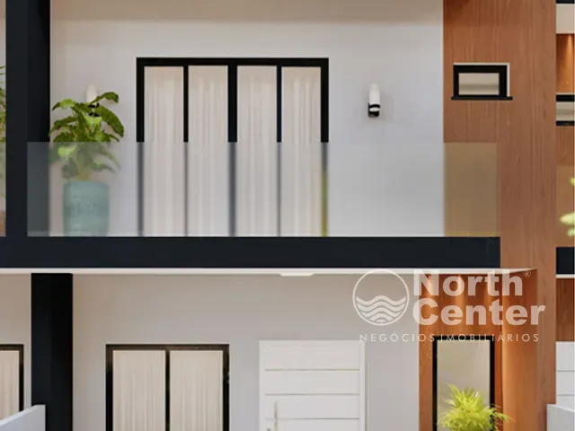 Sobrado com 74m² 2 quartos e 3 banheiros, à venda, no bairro pinheiros em Balneário Barra do Sul