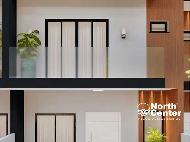 Sobrado com 74m² 2 quartos e 3 banheiros, à venda, no bairro pinheiros em Balneário Barra do Sul