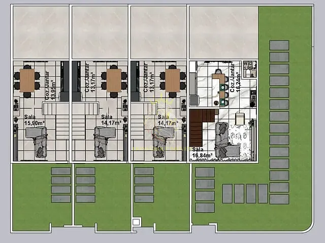 Sobrado com 108m² 2 quartos e 2 banheiros, à venda, no bairro São Francisco de Assis em Camboriú