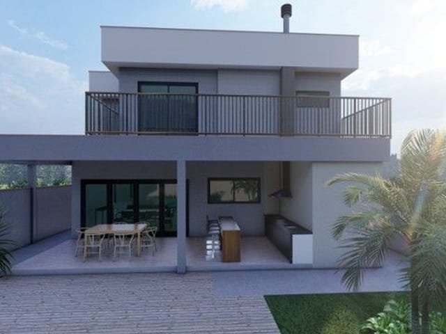 Foto do Sobrado - Sobrado com 4 dormitórios à venda, 212 m² por R$ 1.090.000,00 - Condomínio Terras do Vale - Caçapava/SP | RUSSI IMÓVEIS
