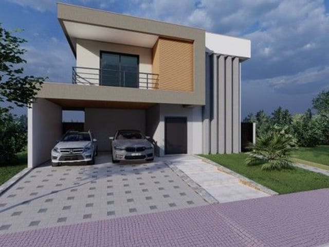 Foto do Sobrado - Sobrado com 4 dormitórios à venda, 212 m² por R$ 1.090.000,00 - Condomínio Terras do Vale - Caçapava/SP | RUSSI IMÓVEIS