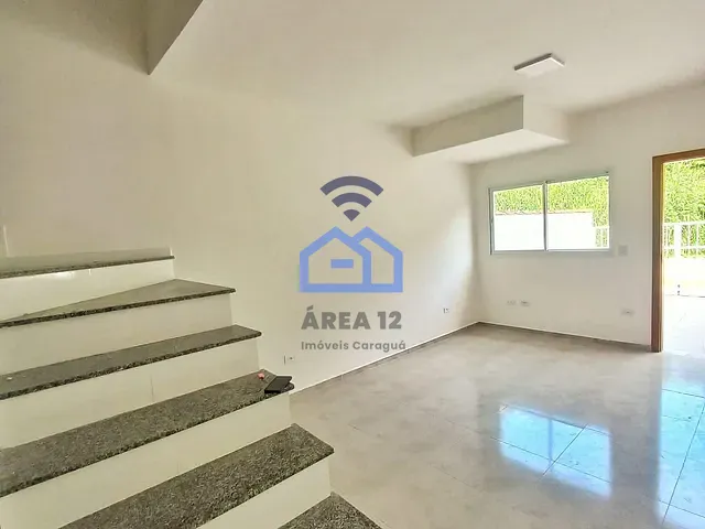 Sobrado com 100m² 2 quartos e 3 banheiros, à venda, no bairro Massaguaçu em Caraguatatuba