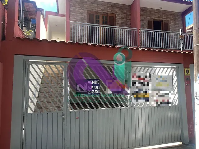 Sobrado 3 quartos e 2 banheiros, à venda, no bairro Veloso em Osasco