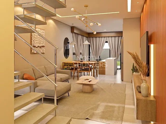 Sobrado com 162m² 3 quartos e 2 banheiros, à venda, no bairro Vargem do Bom Jesus em Florianópolis