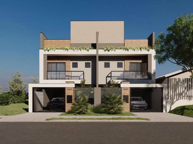 Sobrado com 216m² 3 quartos e 3 banheiros, à venda, no bairro Cruzeiro em São José dos Pinhais