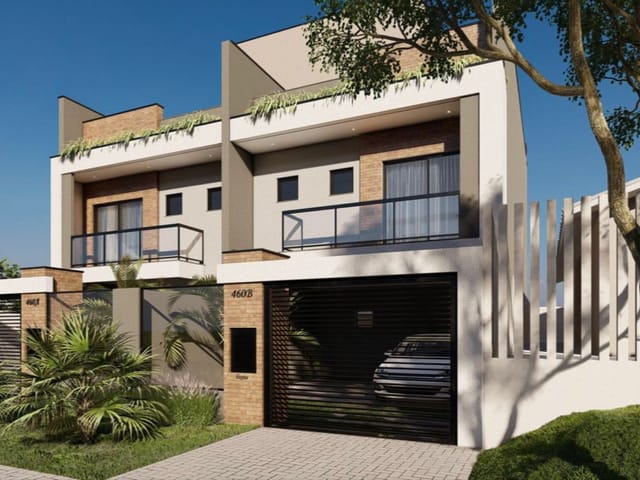 Sobrado com 216m² 3 quartos e 3 banheiros, à venda, no bairro Cruzeiro em São José dos Pinhais