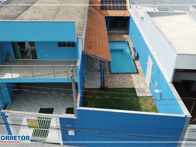 Sobrado com 320m² 5 quartos e 3 banheiros, à venda, no bairro Jardim São Paulo em Maringá