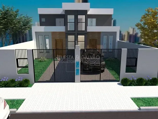 Sobrado com 100m² 3 quartos e 3 banheiros, à venda, no bairro Sítio Cercado em Curitiba
