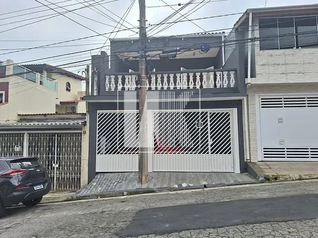 Sobrado com 149m² 3 quartos e 2 banheiros, à venda, no bairro Vila Sacadura Cabral em Santo André